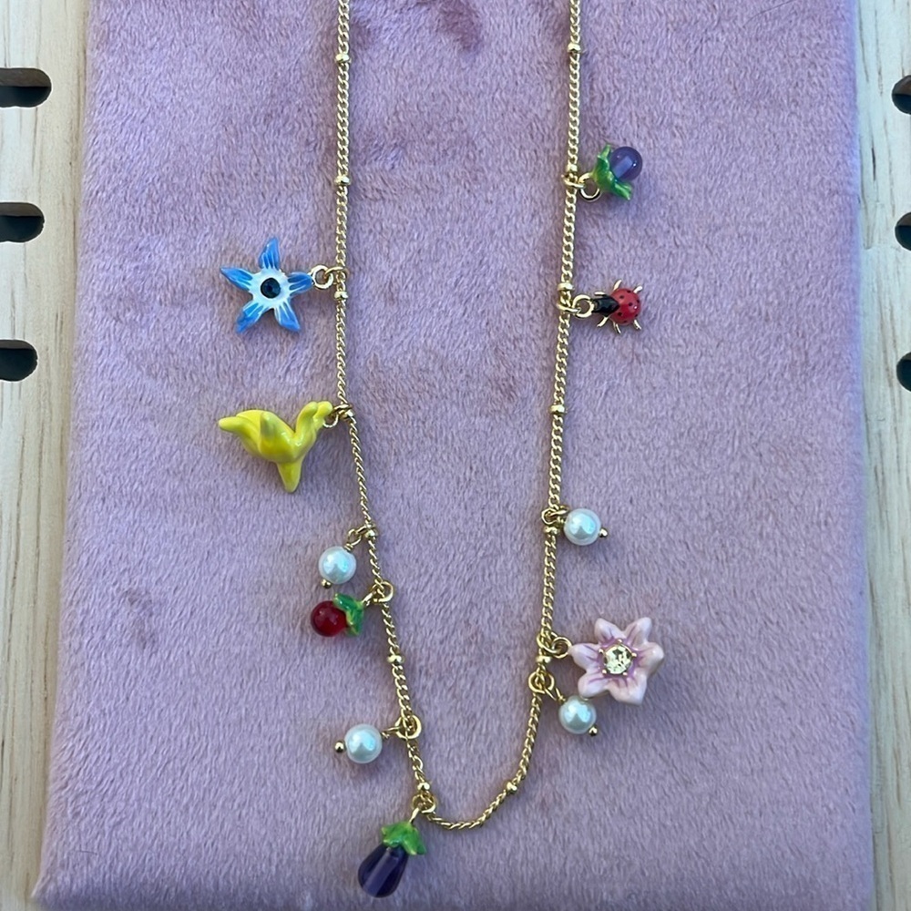 Les NEREIDES mixes flower 🌸 necklace - Picture 3 of 4